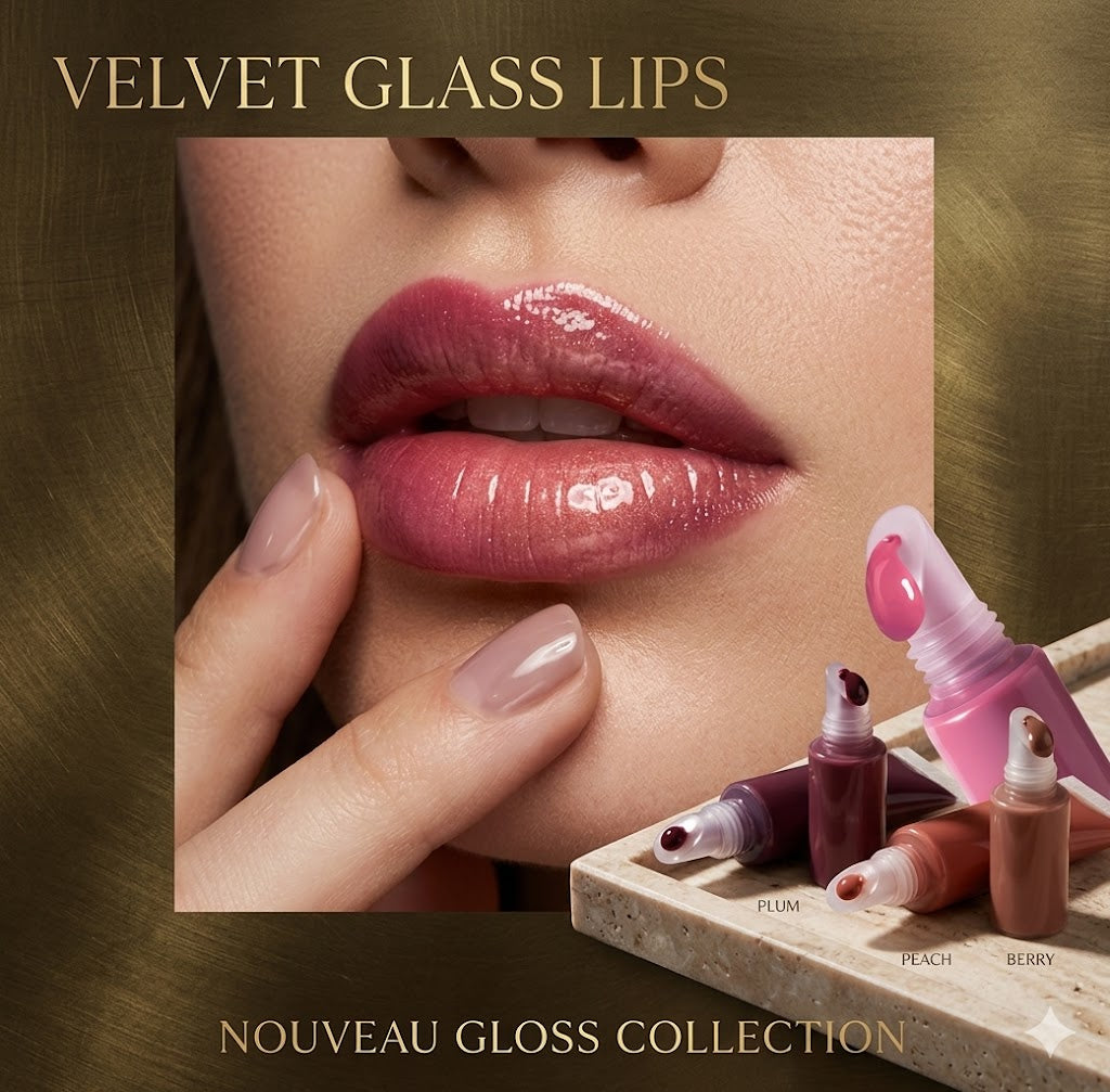 Soft Tube Mirror Finish Crystal Lip Gloss 6 Colors Hydrating Creamy Lipstick Waterproof Sweatproof Non Greasy Formula to Create Plump Voluminous Lips for Daily Various Makeup Styles