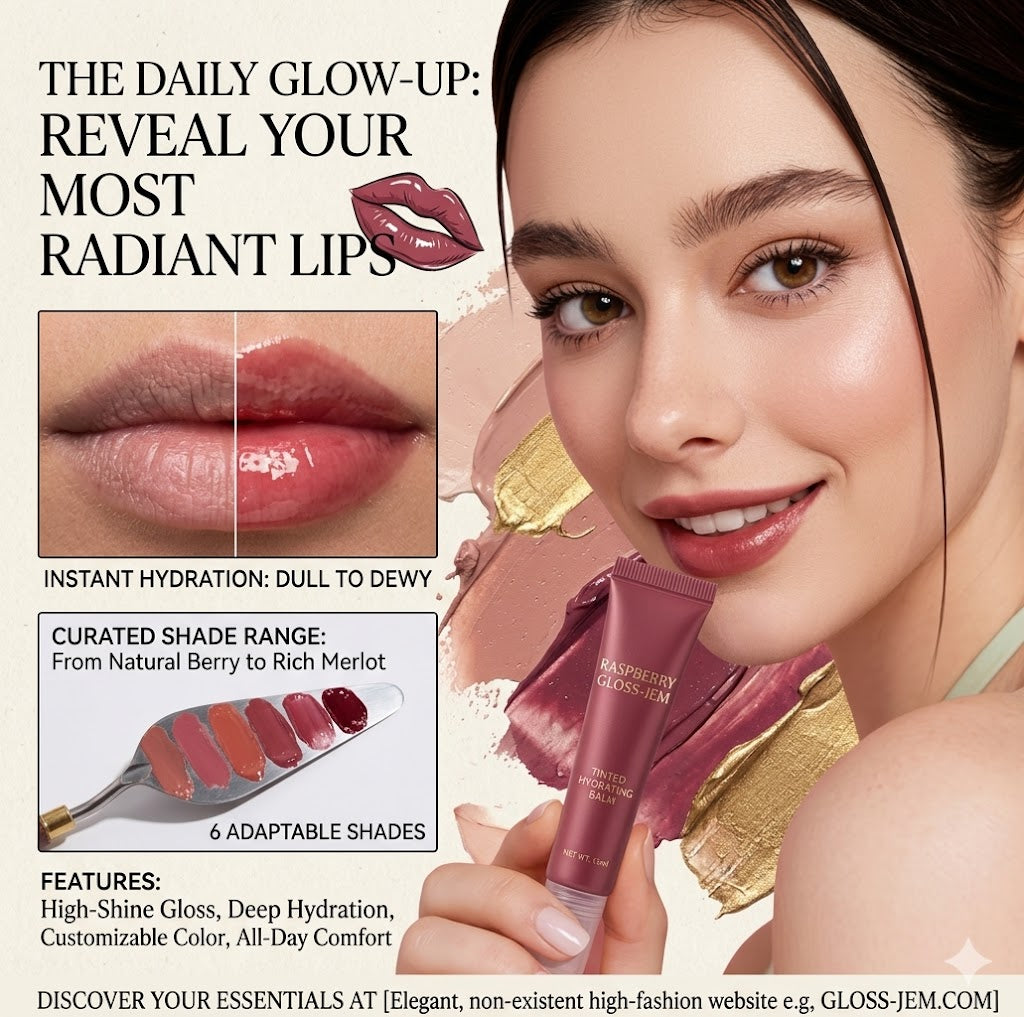 Soft Tube Mirror Finish Crystal Lip Gloss 6 Colors Hydrating Creamy Lipstick Waterproof Sweatproof Non Greasy Formula to Create Plump Voluminous Lips for Daily Various Makeup Styles