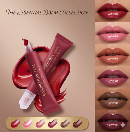Soft Tube Mirror Finish Crystal Lip Gloss 6 Colors Hydrating Creamy Lipstick Waterproof Sweatproof Non Greasy Formula to Create Plump Voluminous Lips for Daily Various Makeup Styles